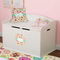 Easter Eggs Round Wall Decal on Toy Chest