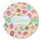 Easter Eggs Sandstone Car Coaster - Single
