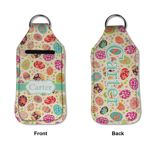 Easter Eggs Sanitizer Holder Keychain - Large APPROVAL (Flat)