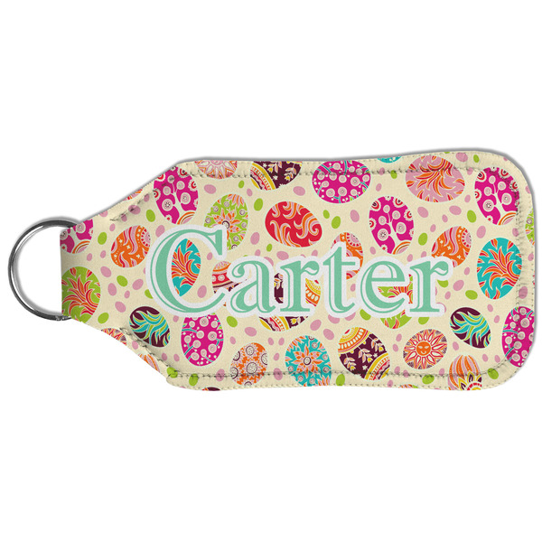 Easter Eggs Sanitizer Holder Keychain - Large (Back)