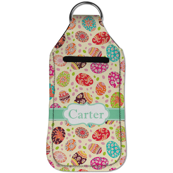 Easter Eggs Sanitizer Holder Keychain - Large (Front)