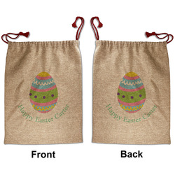 Easter Eggs Santa Sack - Front & Back (Personalized)