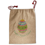 Easter Eggs Santa Sack - Front (Personalized)