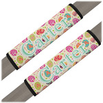 Easter Eggs Seat Belt Covers (Set of 2) (Personalized)