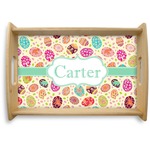 Easter Eggs Natural Wooden Tray - Small (Personalized)