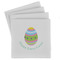 Easter Eggs Set of 4 Sandstone Coasters - Front View