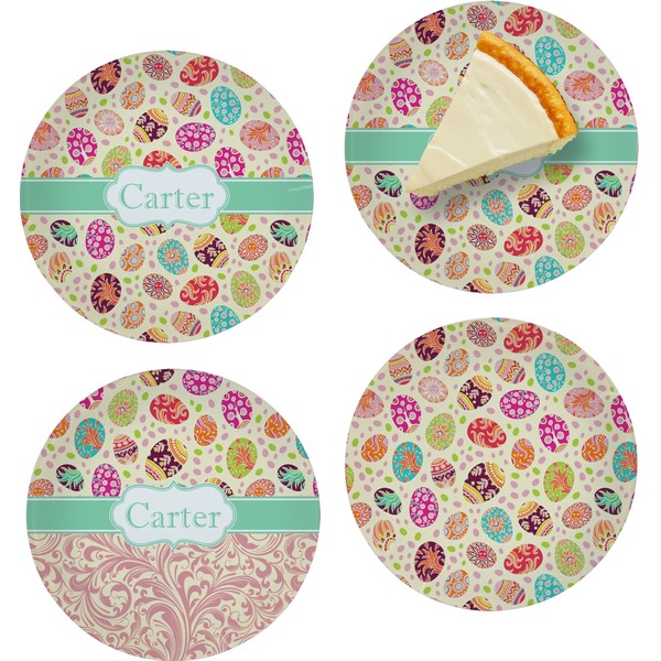 Easter Eggs Set of Appetizer / Dessert Plates