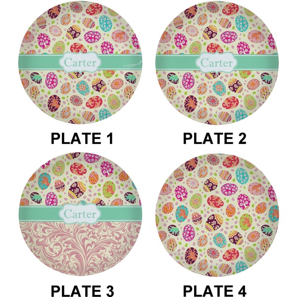 Easter Eggs Set of Lunch / Dinner Plates (Approval)