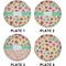 Easter Eggs Set of Lunch / Dinner Plates (Approval)