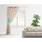 Easter Eggs Sheer Curtain With Window and Rod - in Room Matching Pillow