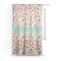 Easter Eggs Sheer Curtain