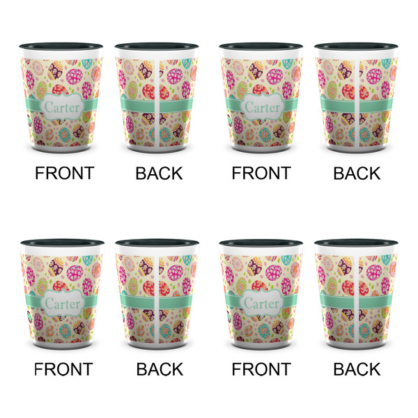Easter Eggs Shot Glassess - Two Tone - Set of 4 - APPROVAL