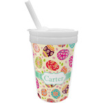 Easter Eggs Sippy Cup with Straw (Personalized)