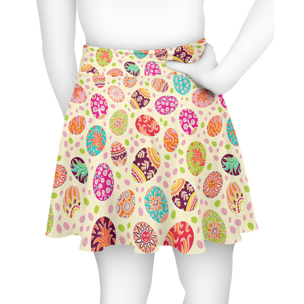 Easter Eggs Skater Skirt - Back