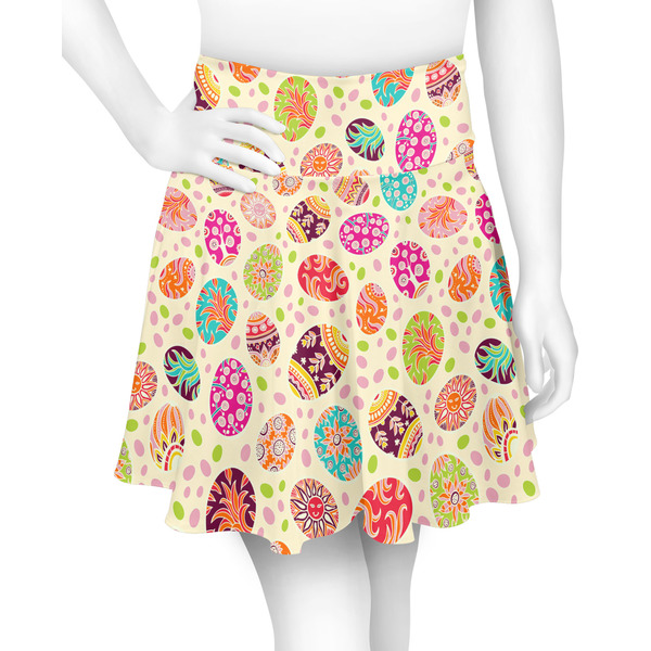 Custom Easter Eggs Skater Skirt - 2X Large
