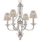 Easter Eggs Small Chandelier Shade - LIFESTYLE (on chandelier)