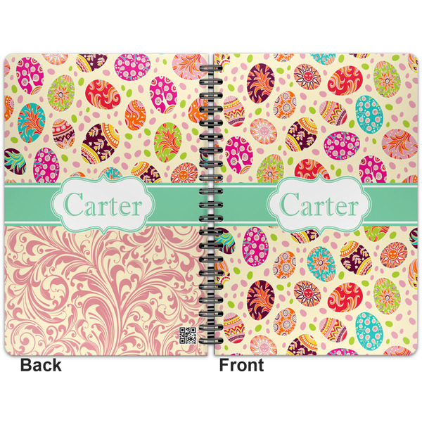 Easter Eggs Spiral Journal 7 x 10 - Apvl