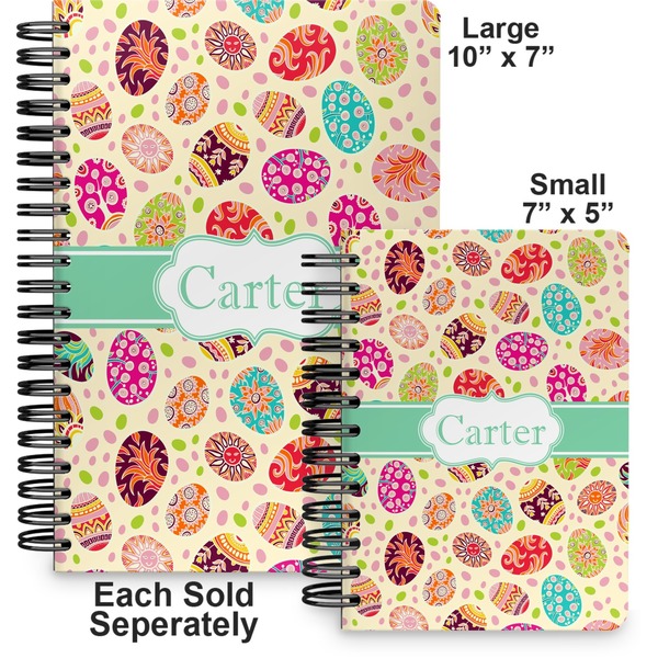 Easter Eggs Spiral Journal - Comparison