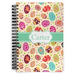 Easter Eggs Spiral Notebook - 7x10 w/ Name or Text