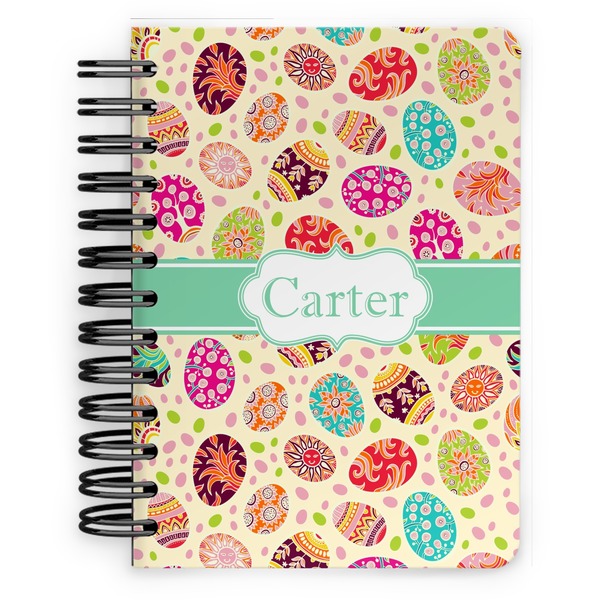 Custom Easter Eggs Spiral Notebook - 5x7 w/ Name or Text