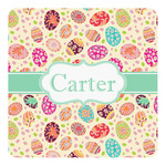Easter Eggs Square Decal - Large (Personalized)