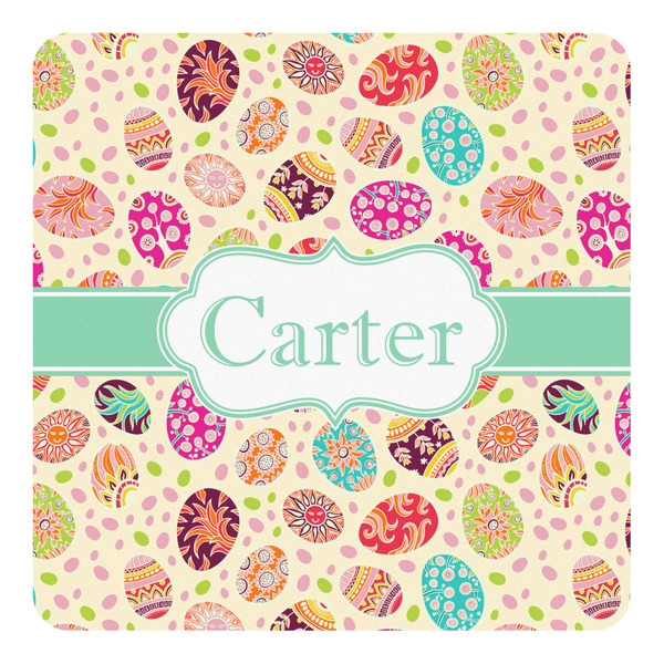 Custom Easter Eggs Square Decal - XLarge (Personalized)