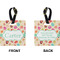 Easter Eggs Square Luggage Tag (Front + Back)