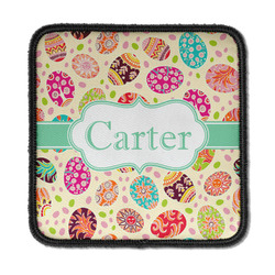 Easter Eggs Iron On Square Patch w/ Name or Text