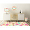 Easter Eggs Square Wall Decal Wooden Desk