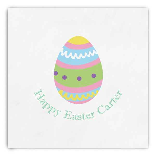 Custom Easter Eggs Paper Dinner Napkins (Personalized)