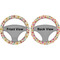 Easter Eggs Steering Wheel Cover- Front and Back