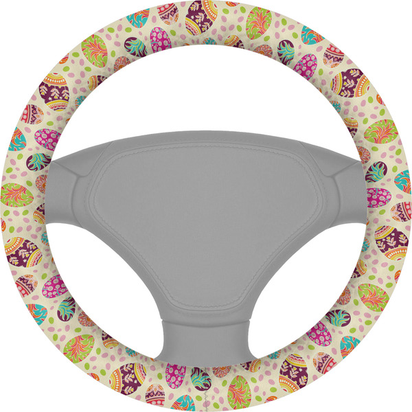 Custom Easter Eggs Steering Wheel Cover
