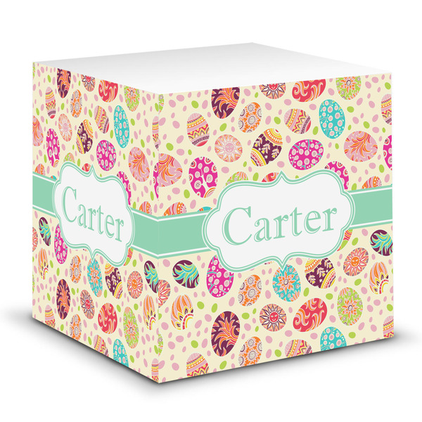 Custom Easter Eggs Sticky Note Cube (Personalized)