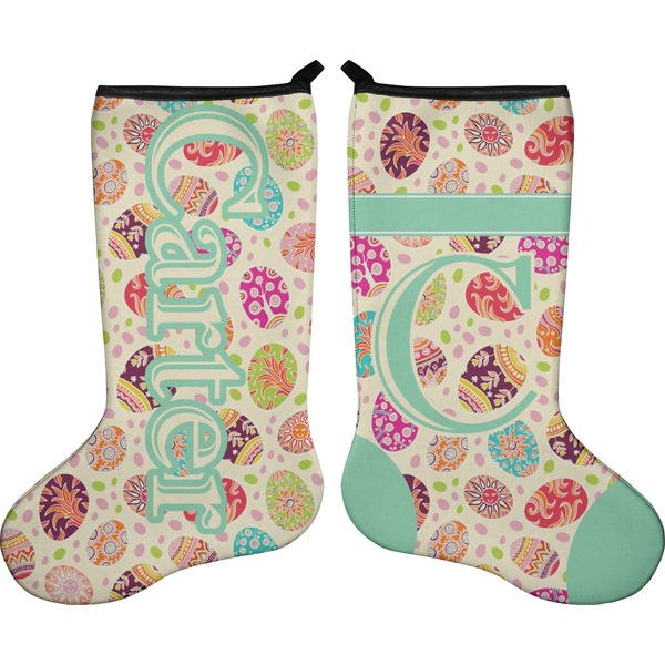 Easter Eggs Stocking - Double-Sided - Approval