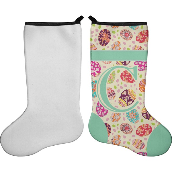 Easter Eggs Stocking - Single-Sided - Approval