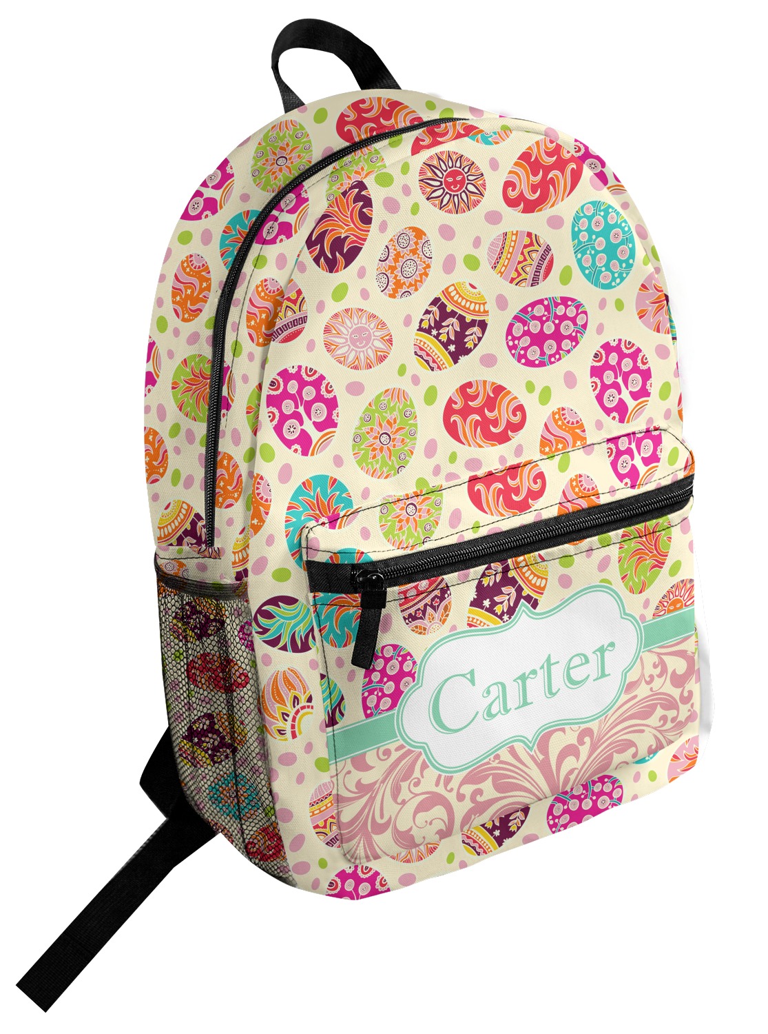 Easter Eggs Student Backpack (Personalized) YouCustomizeIt