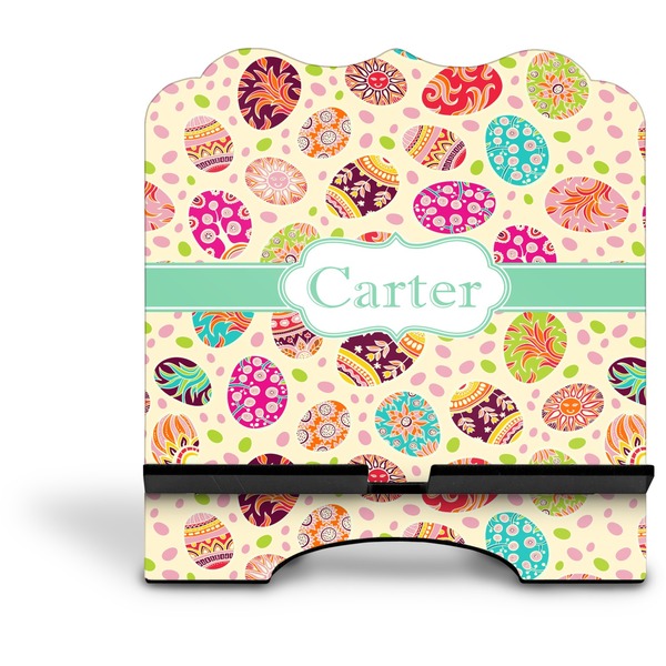 Easter Eggs Stylized Tablet Stand - Front without iPad