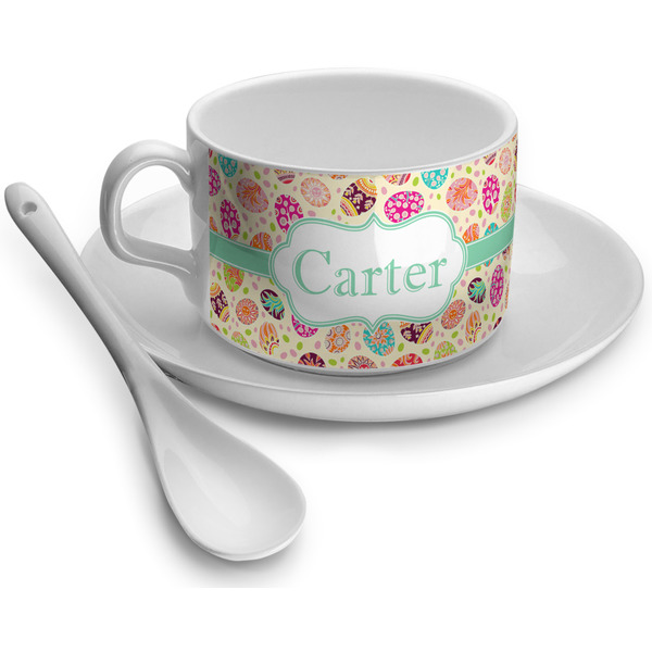 Custom Easter Eggs Tea Cup - Single (Personalized)