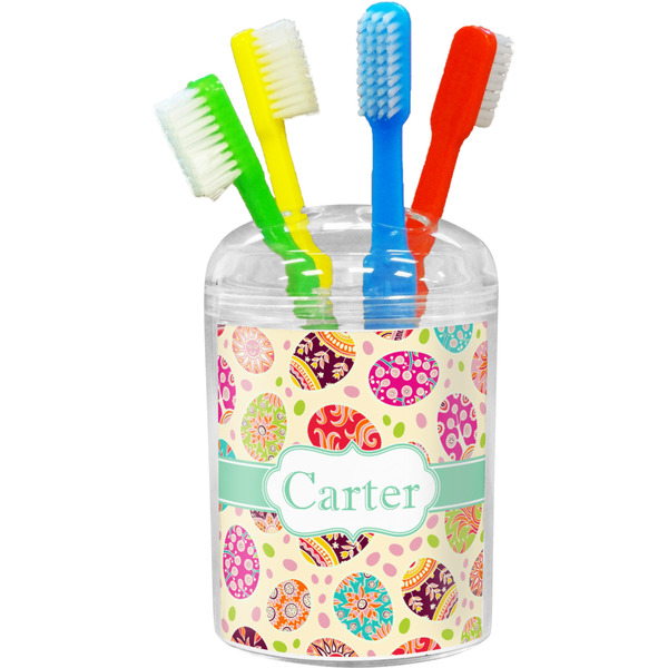 Custom Easter Eggs Toothbrush Holder (Personalized)