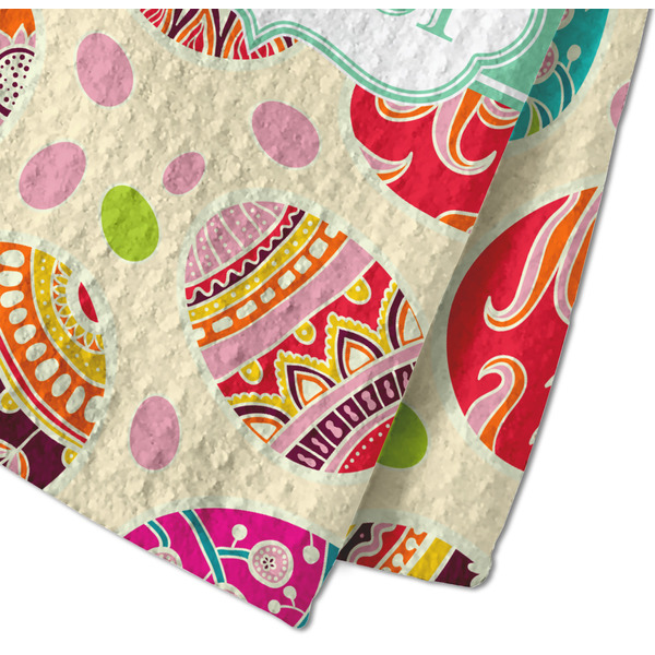 Easter Eggs Waffle Weave Towel - Closeup of Material Image