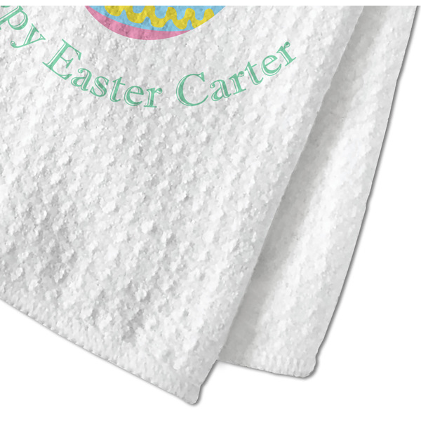 Easter Eggs Waffle Weave Towel - Closeup of Material Image