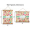 Easter Eggs Wall Hanging Tapestries - Parent/Sizing