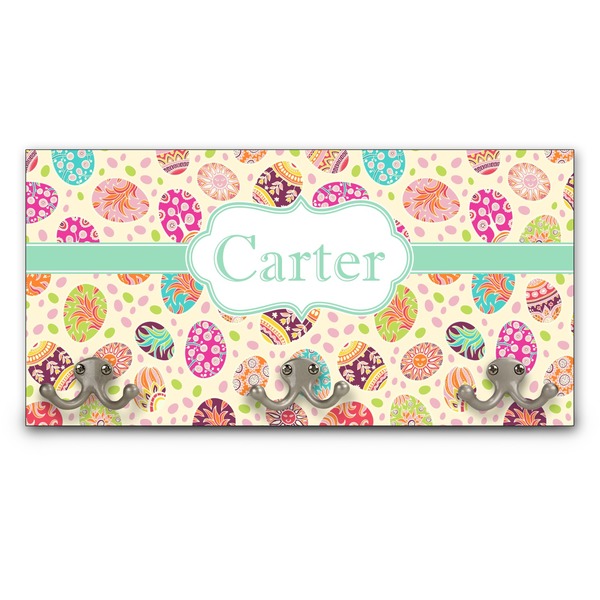Custom Easter Eggs Wall Mounted Coat Rack (Personalized)