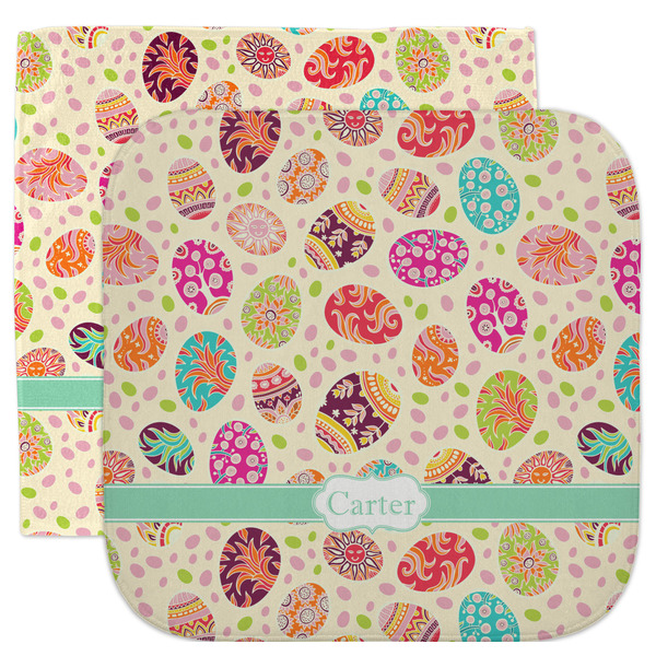 Custom Easter Eggs Facecloth / Wash Cloth (Personalized)