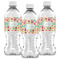 Easter Eggs Water Bottle Labels - Front View