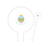 Easter Eggs Round Plastic Food Picks