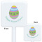 Easter Eggs White Plastic Stir Stick - Double Sided - Approval