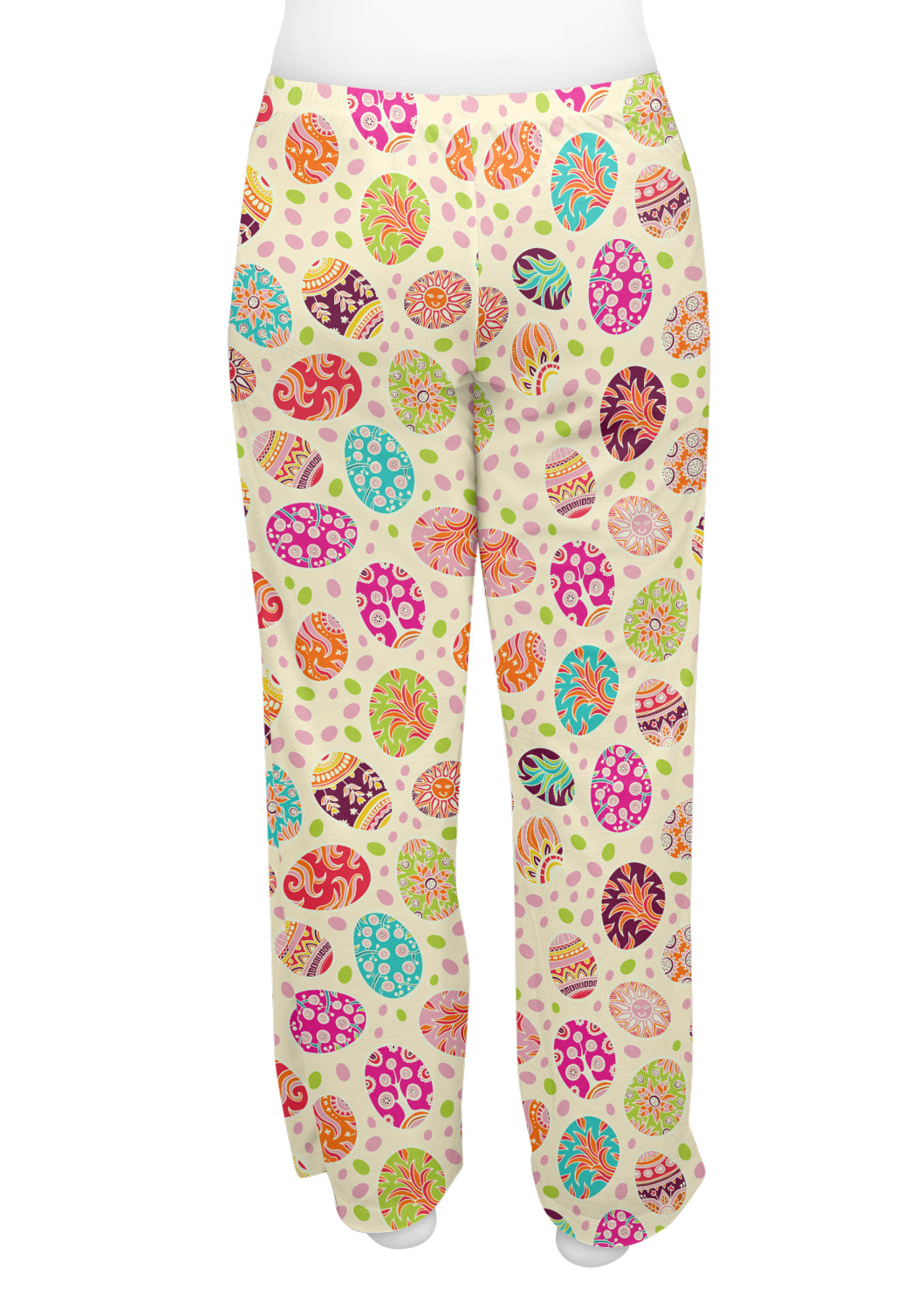 Easter Eggs Womens Pajama Pants - S (Personalized) - YouCustomizeIt