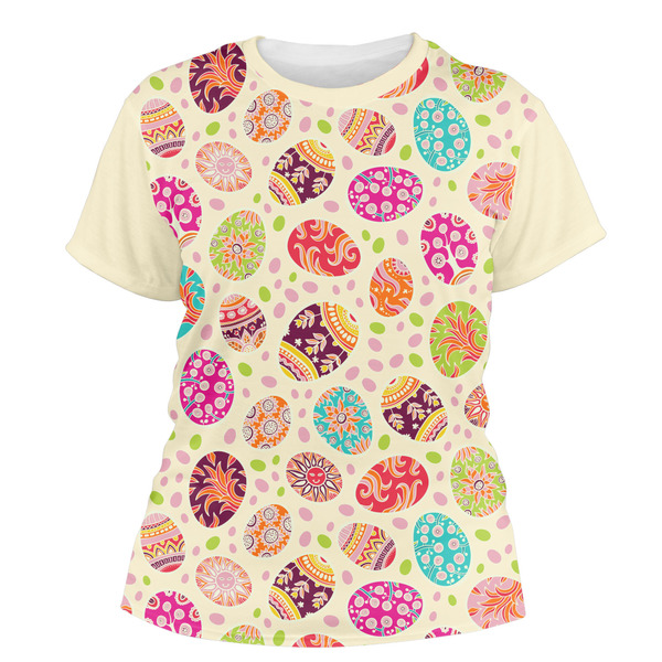 Custom Easter Eggs Women's Crew T-Shirt - 2X Large