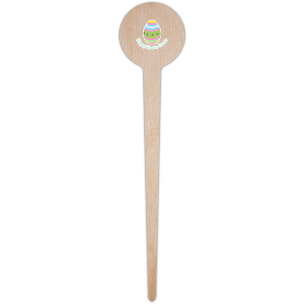 Easter Eggs Wooden 4" Food Pick - Round - Single Pick